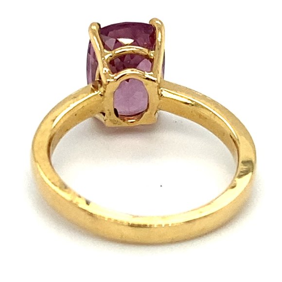 il_340x270.3066360888_acwh.jpg Lavender Spinel 4.40ct Solid 18K Yellow Gold Ring